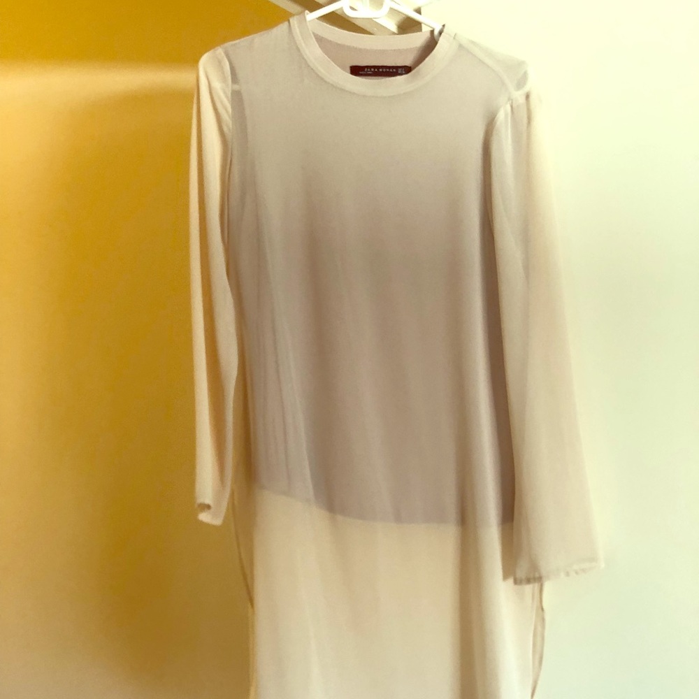 Zara chiffon top